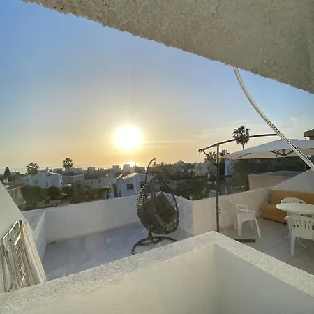 Daire 260 M To Beach, Sea&sunset View Terrasa *