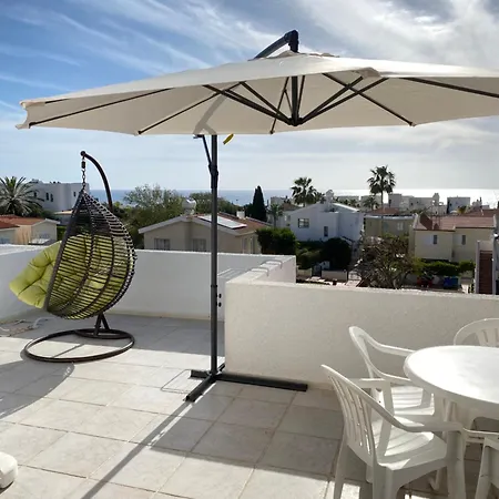 260 M To Beach, Sea&sunset View Terrasa * Klorakas