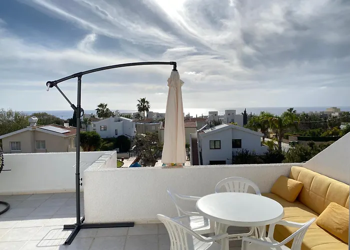 Lejlighed 260 M To Beach, Sea&sunset View Terrasa Klorakas