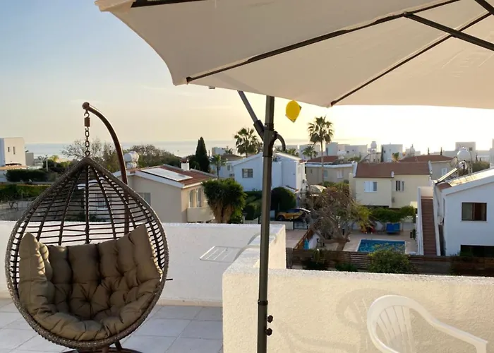 Lejlighed 260 M To Beach, Sea&sunset View Terrasa